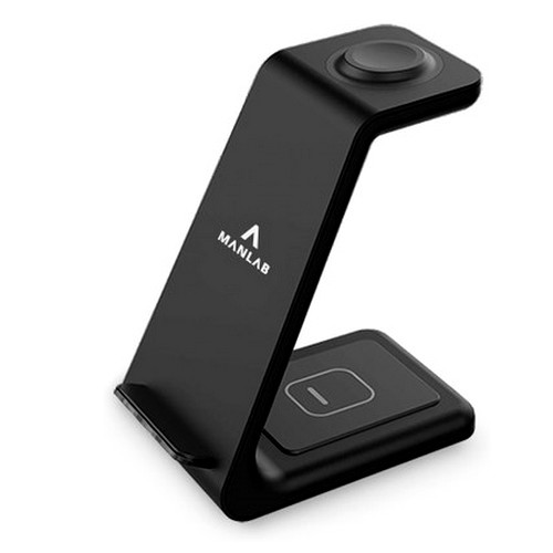더코너스톤 MANLAB 3in1 무선충전기 3WCC102