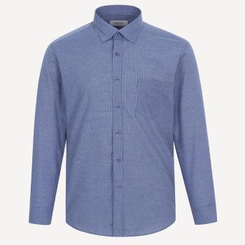 트레몰로 HC09 블루 올오버 드레스셔츠 봄 남성 블루 올오버 드레스셔츠 TG E45930203