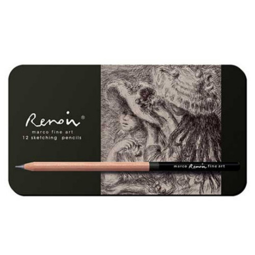 마르코 르누아르 스케치 펜슬 틴케이스 세트