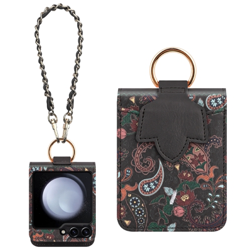 모란카노코리아 갤럭시Z 플립6 카루소 페이즐리 카드수납 다이어리 케이스