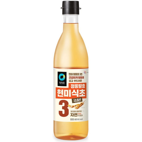 청정원 정통발효 현미식초 800ml (5개)_이미지