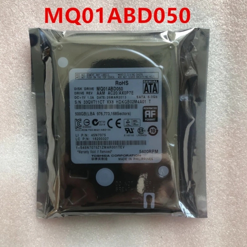 도시바 노트북용 내부 HDD MQ01ABD050 MQ01ABD050V 용 500GB 2.5 인치 SATA 8MB 5400RPM 9.._이미지