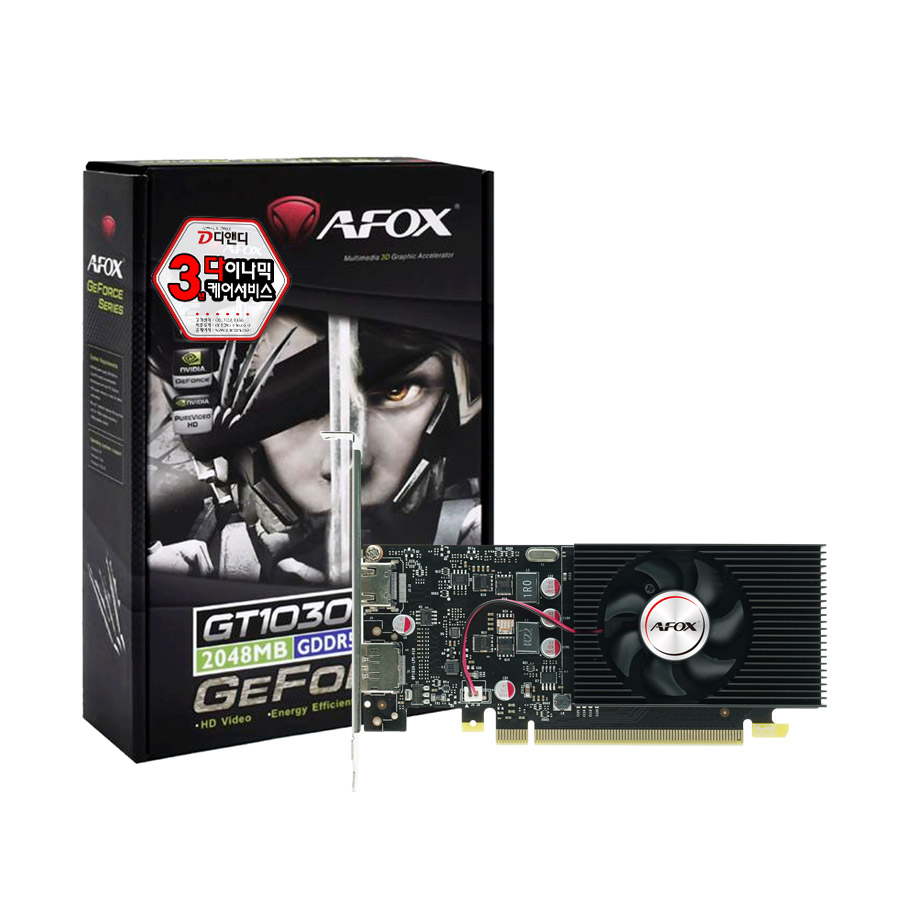 [GT1030 2G] AFOX ������ GT1030 L5 D5 2GB LP ��ص���