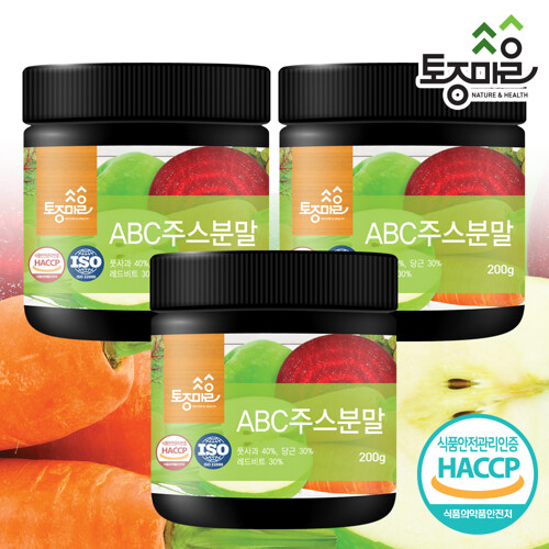 토종마을 ABC주스분말 200g (3개)_이미지