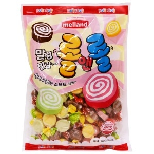멜랜드 과일맛 롤앤롤 소프트캔디 350g/담라/츄파춥스/사탕