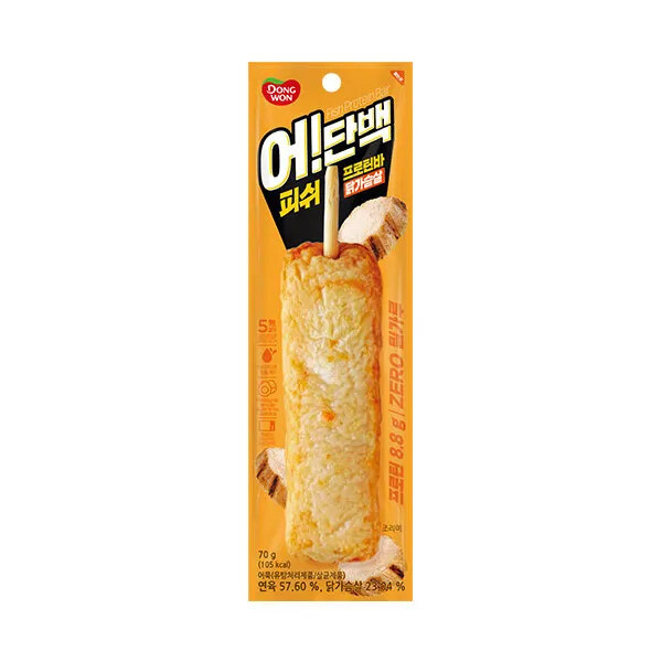 동원F&B 어단백 피쉬 프로틴바 닭가슴살 70g (15개)