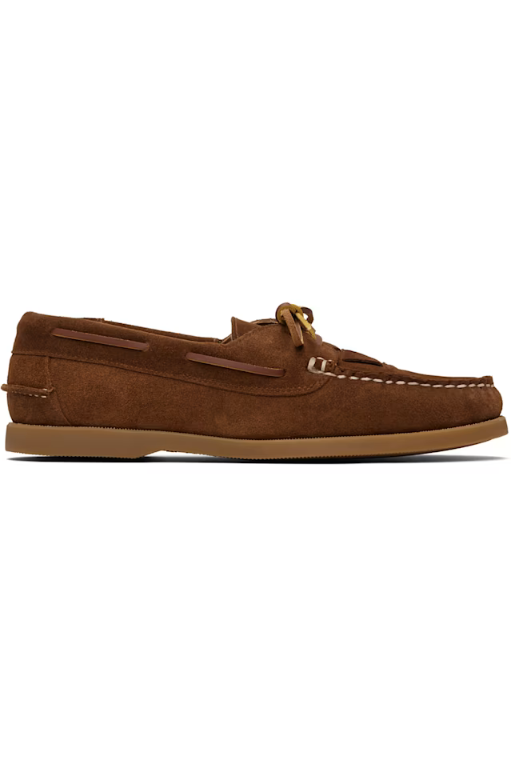 헤레우 Tan Saler Nautic Suede Boat Shoes 261991M239001_이미지