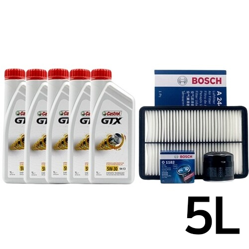 캐스트롤  GTX 5W30 5L + 보쉬필터 스토닉 디젤