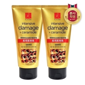 LG생활건강 엘라스틴 인텐시브 데미지 세라마이드 모로칸 아르간 오일 트리트먼트 300ml (2개)