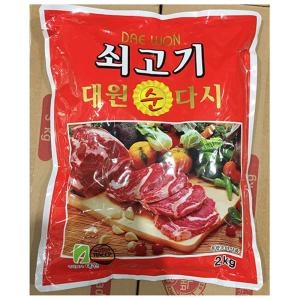 쇠고기다시 2K 미원 쇠고기다시 맛다시 업소용
