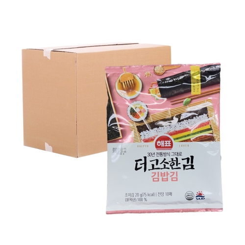 사조해표 해표 더 고소한 김밥김 10매 20g (40개)_이미지