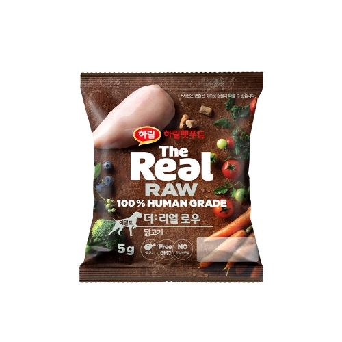 더리얼 독 로우 닭고기 어덜트 5g
