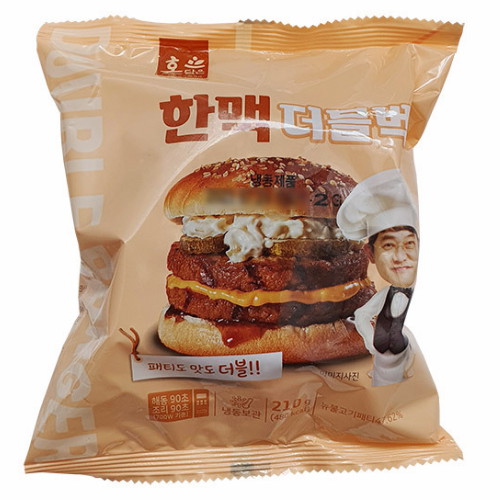 한맥식품 직화그릴 더블버거 210g (20개)