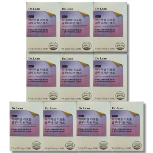 닥터린 하이퍼셀 리포좀 글루타치온 맥스 320mg 30매 (10개)