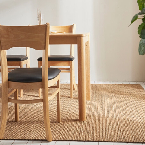 삼익가구 비엘라 원목 식탁 1400 (의자4개)_이미지