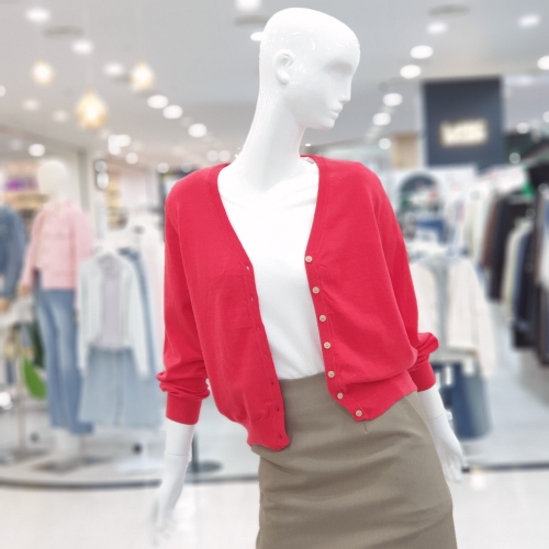 Ab.f.z 올데이 브이넥 가디건 오피스룩 FSPHA5Y37G_이미지