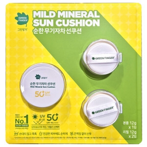  그린핑거 순한 무기자차 선쿠션 12g [본품1개+리필2개]