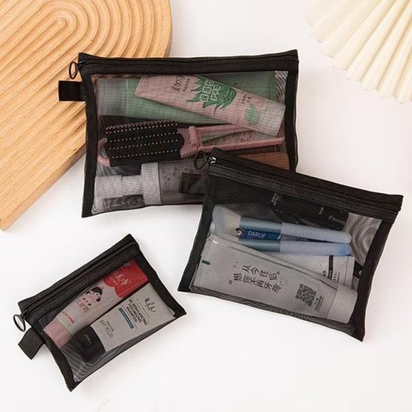 메쉬 수납 파우치 여행용 정리 가방 DS-3005 46778470_이미지