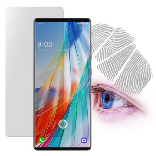 알럽스킨 LG Q61 지문방지 풀커버 액정보호필름 (액정 1매+후면 1매)_이미지