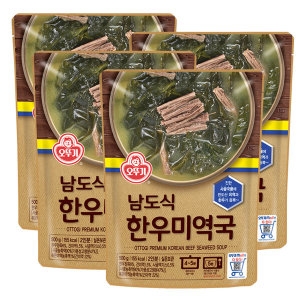 오뚜기 남도식 한우미역국 500g (4개)
