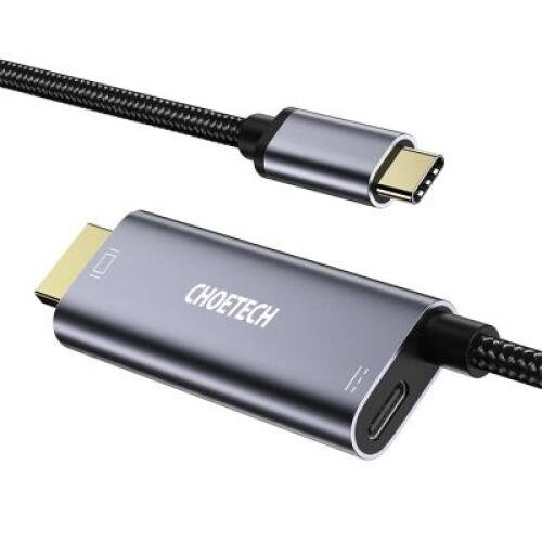 XCH-M180-GY USB C to HDMI + PD 케이블