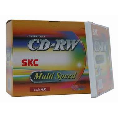 SKC CD-RW 700MB 4x 슬림 (10장)_이미지