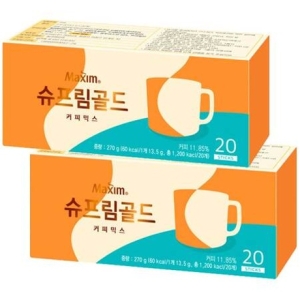 동서식품 맥심 Supreme골드 커피믹스 40T 20개입x2개