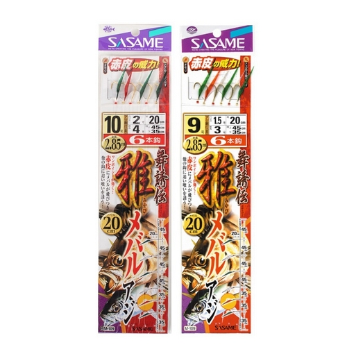 사사메 M-109 볼락열기 카드채비 6본