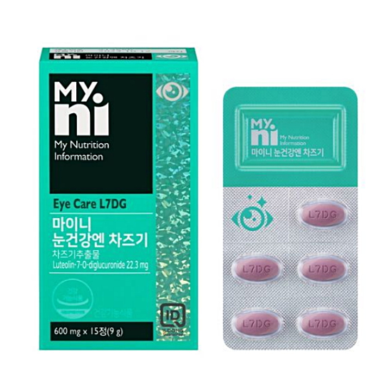 일동제약 마이니 눈건강엔 차즈기 600mg 15정 (1개)_이미지