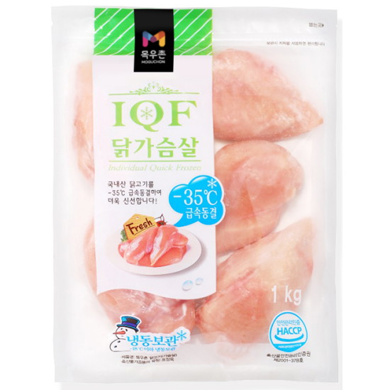 목우촌 IQF 닭가슴살 1kg (1개)