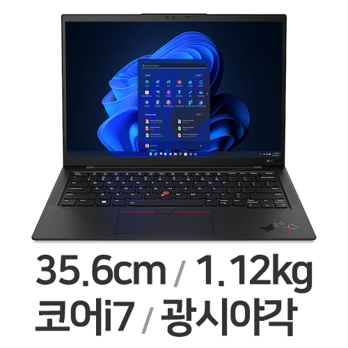 레노버 씽크패드 X1 카본 Gen10 21CBS01Y00 (SSD 512GB)_이미지