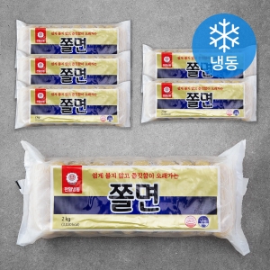 천일식품 천일냉동 쫄면 냉동 2kg 6개_이미지