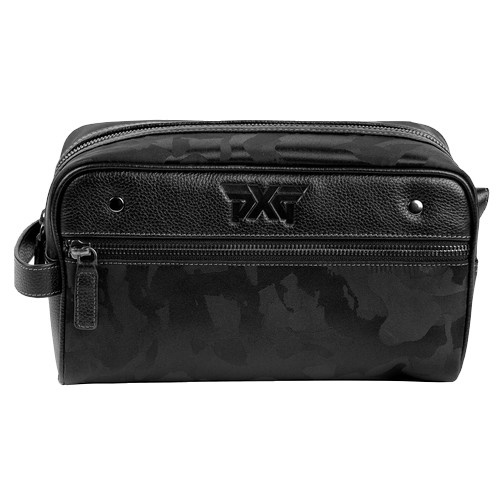 JACQUARD WOVEN FAIRWAY CAMO TOILETRY BAG