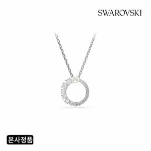 스와로브스키 여성 Matrix 로듐 목걸이_5688751