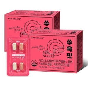 홀리데이즈 쑤욱핏 700mg 56정 (3개)_이미지