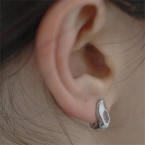 하스  Cubic point tulip earrings_BF006