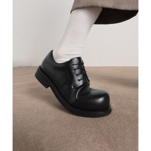 �Ľ��� 6FT NERDKING X SIXFT NERDY CHUNKY COWHIDE DERBY BLACK 200026