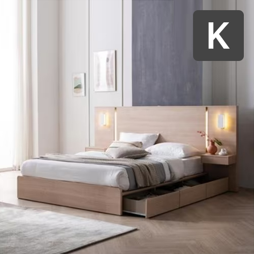 금성침대 베드리움 앰비언트 호텔 LED침대 K (리프레쉬유로탑독립)