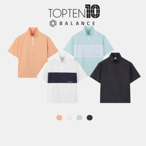 탑텐 남성 밸런스 반팔 아노락_MBE5JJ1305_이미지