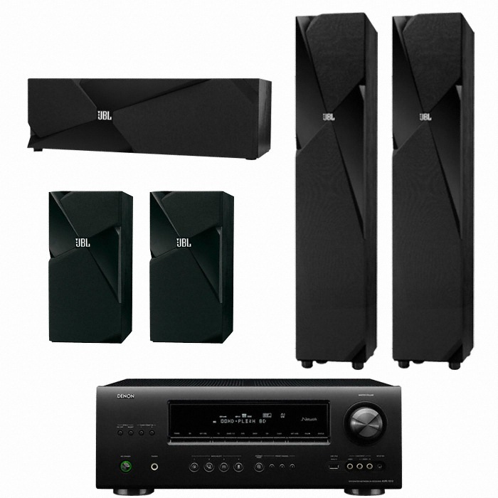 JBL Studio 180 5.0채널 + 데논 AV리시버 (AVR-1912)_이미지