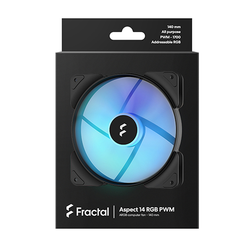 Fractal Design Aspect 14 RGB PWM (블랙)_이미지