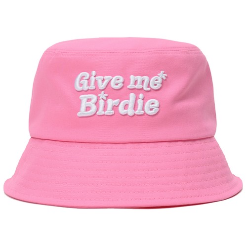 고엑스오 기브미버디 네추럴핏 버킷햇 핑크