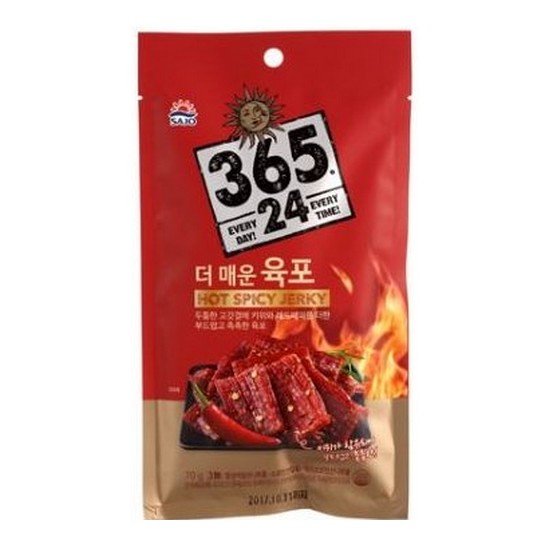 사조대림 해표 365.24 더 매운 육포 30g (15개)_이미지