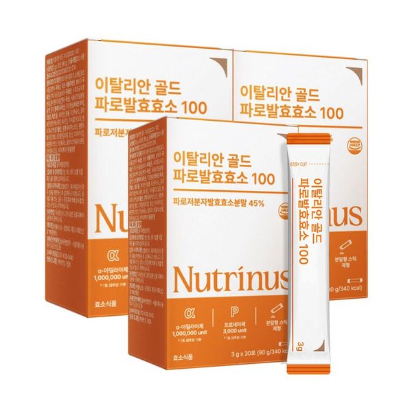 뉴트리너스 이탈리안 골드 파로 발효 효소 100 30포 (3개)_이미지