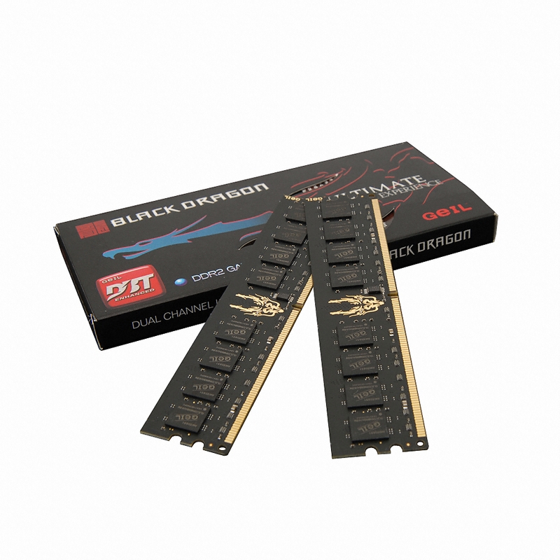 GeIL DDR2-800 CL5 Black Dragon 패키지 (4GB(2Gx2))_이미지