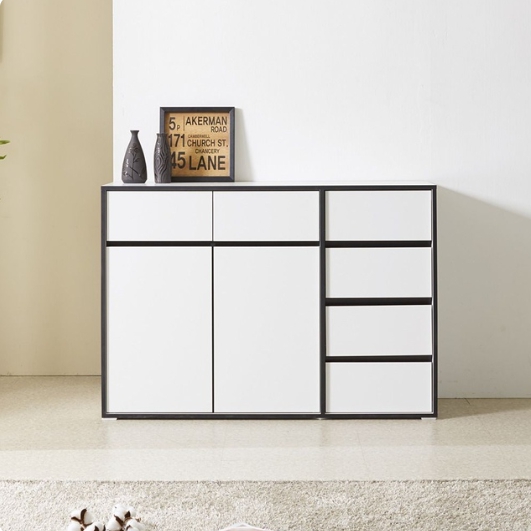 파로마 홈즈 아론 6칸 서랍 수납장 1200_이미지