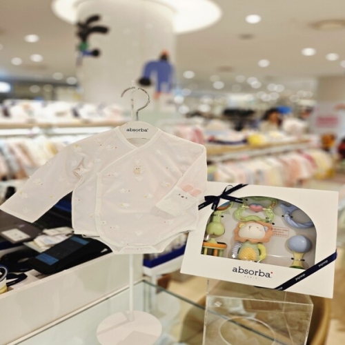 해피랜드F&C 압소바 의류 도도 모달 배냇슈트 딸랑이세트 26년 A11B10107_이미지