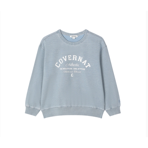 차일디 커버낫키즈 9CK 아치로고 타이포 스웻셔츠 라이트 블루 CK2601CR30LB