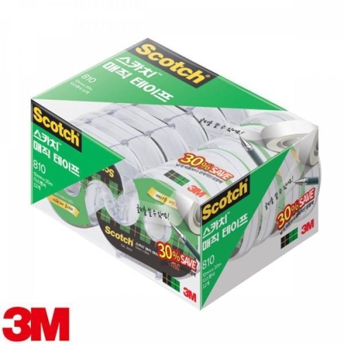 알티피아 3M 스카지 매직테이프 세이빙팩 810D-12 12mm x 20m_이미지