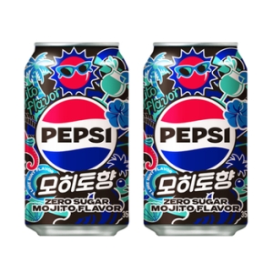 롯데칠성음료 펩시콜라 제로슈거 모히토향 355ml (10개)_이미지